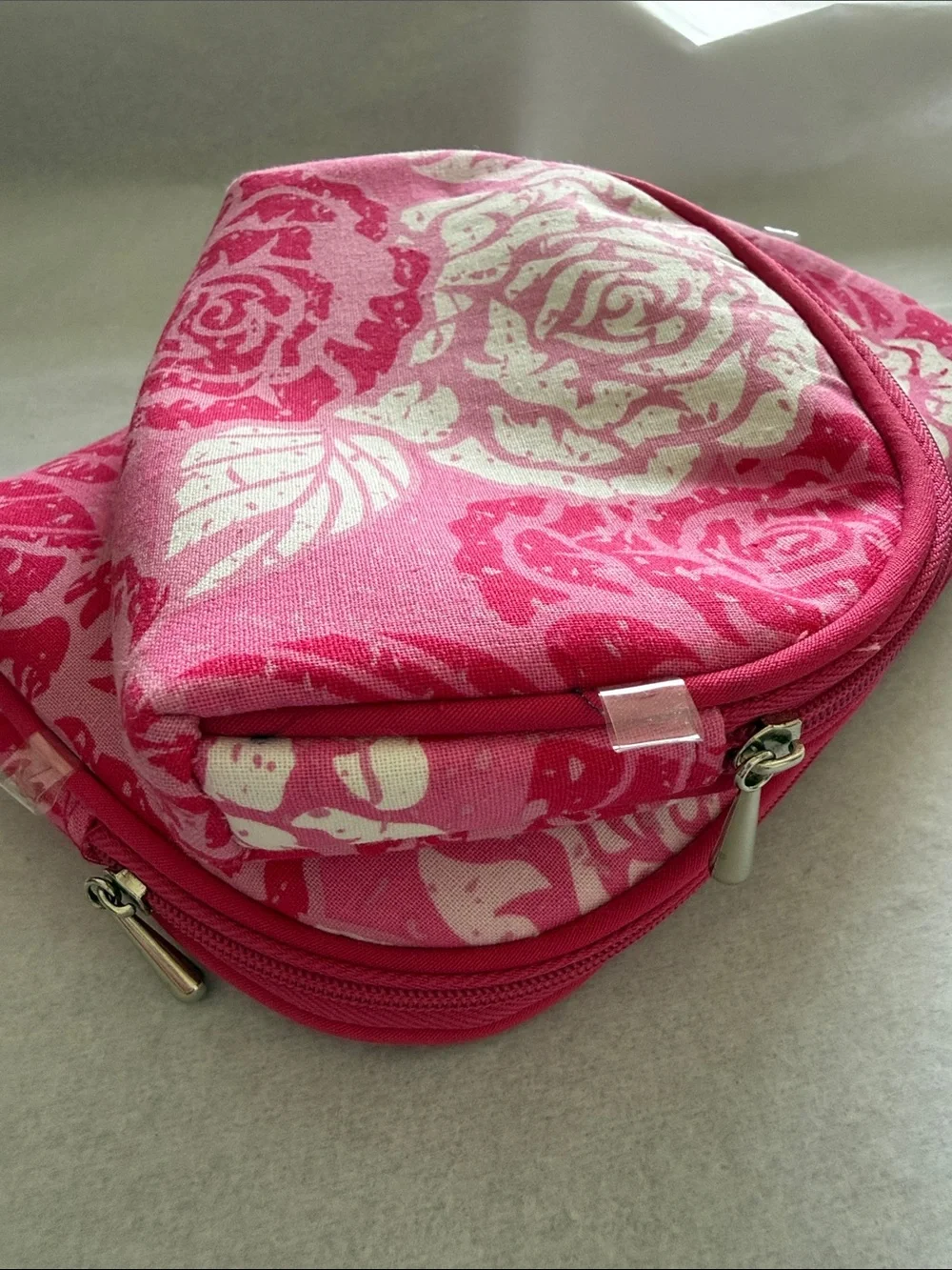 NWOT Once Upon a Rose Set-of-2 Travel/Make-Up Bags
